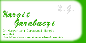 margit garabuczi business card